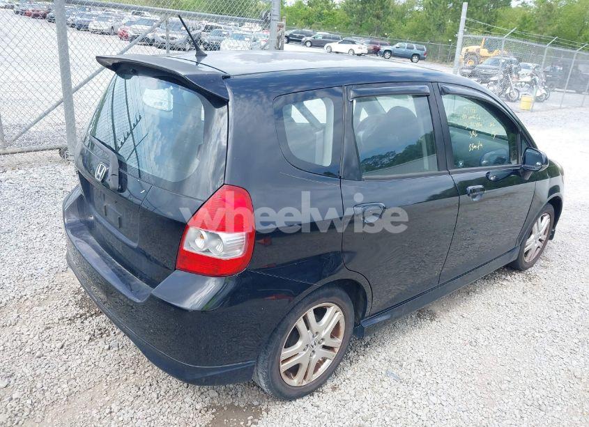 Photo 4 of 2007 Honda Fit SPORT (VIN JHMGD37627S051981)