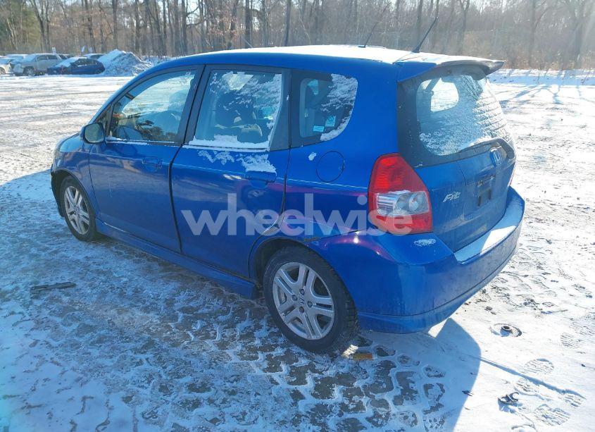 Photo 3 of 2007 Honda Fit SPORT (VIN JHMGD37627S053777)