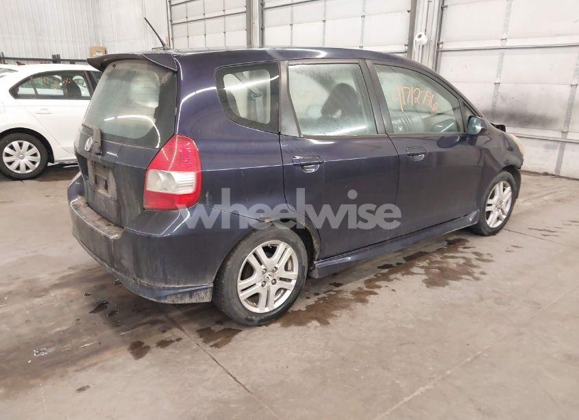 Photo 4 of 2008 Honda Fit SPORT (VIN JHMGD37628S058298)