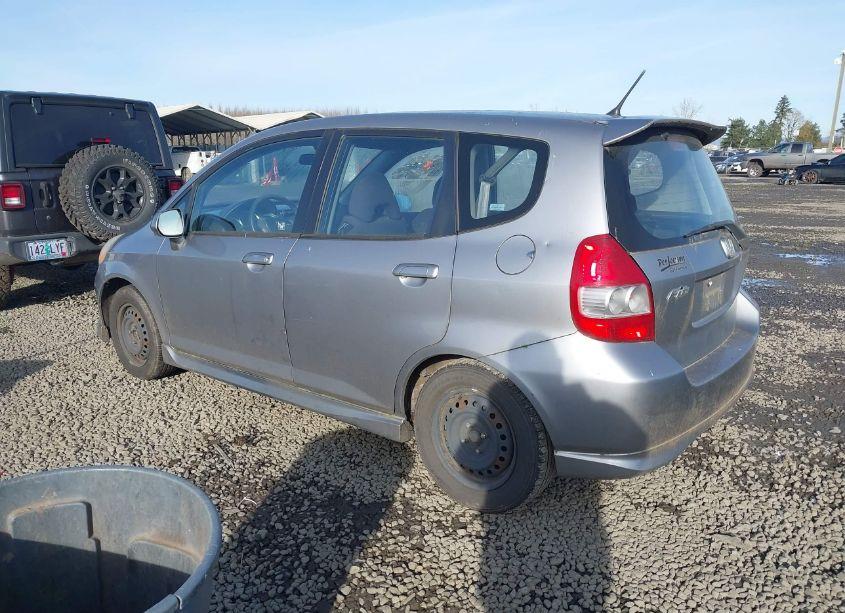 Photo 3 of 2007 Honda Fit SPORT (VIN JHMGD37637S019640)