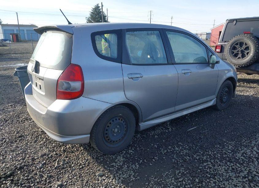 Photo 4 of 2007 Honda Fit SPORT (VIN JHMGD37637S019640)