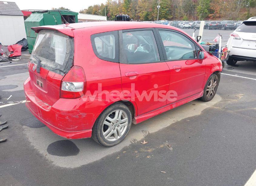 Photo 4 of 2008 Honda Fit SPORT (VIN JHMGD37648S007465)