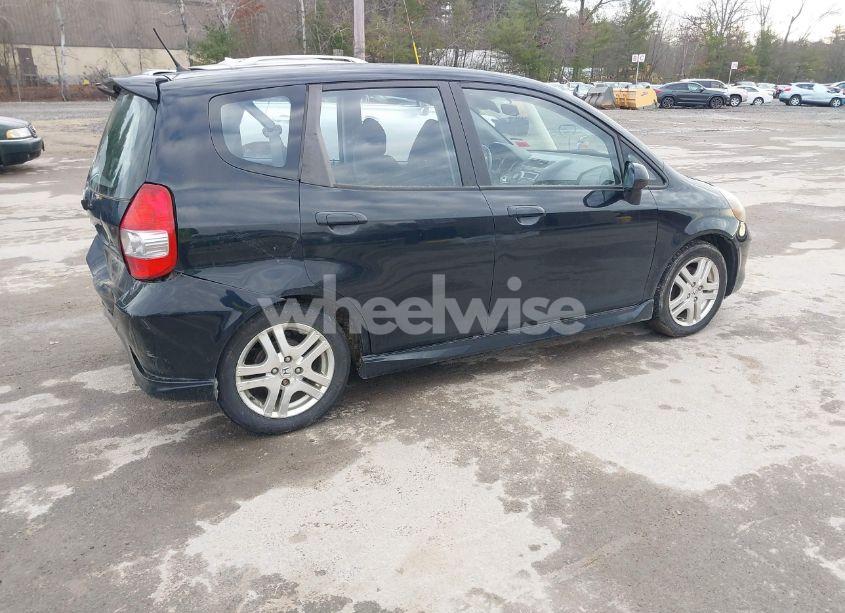 Photo 4 of 2007 Honda Fit SPORT (VIN JHMGD37667S059839)
