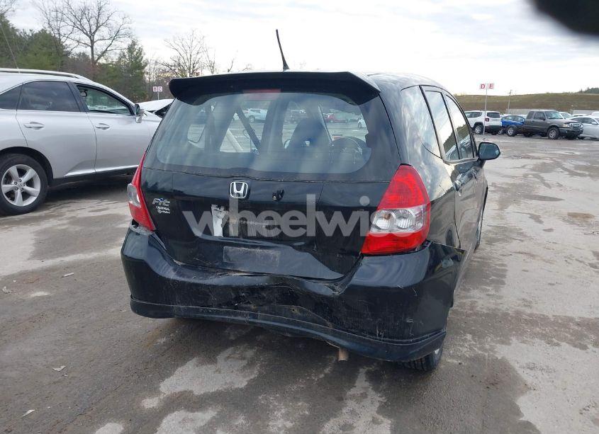 Photo 6 of 2007 Honda Fit SPORT (VIN JHMGD37667S059839)