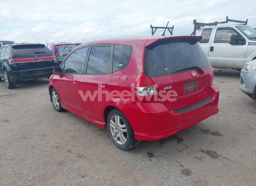 Photo 3 of 2007 Honda Fit SPORT (VIN JHMGD37667S060148)
