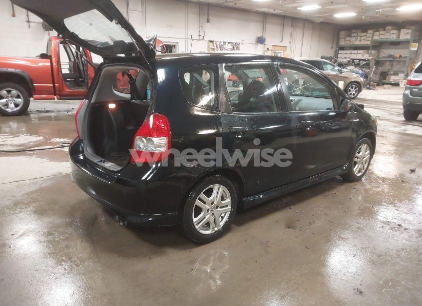 Photo 4 of 2007 Honda Fit SPORT (VIN JHMGD37667S061672)
