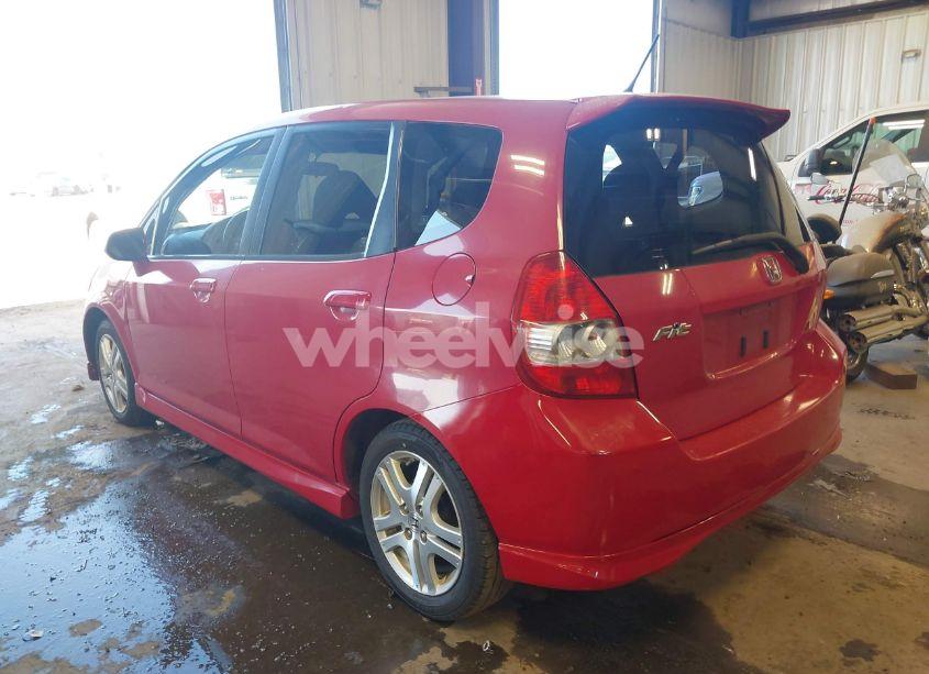 Photo 3 of 2008 Honda Fit SPORT (VIN JHMGD37668S067151)