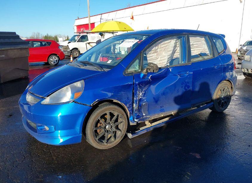 Photo 2 of 2007 Honda Fit SPORT (VIN JHMGD37677S022492)