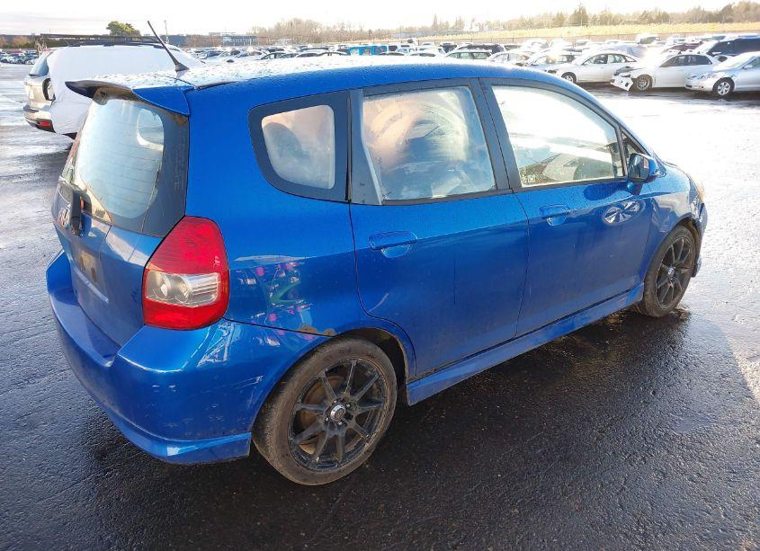 Photo 4 of 2007 Honda Fit SPORT (VIN JHMGD37677S022492)