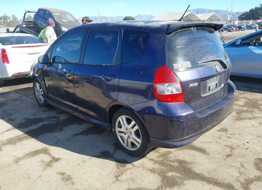 Photo 3 of 2008 Honda Fit SPORT (VIN JHMGD37678S058345)
