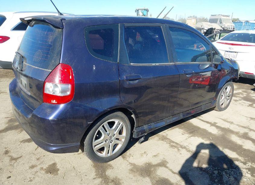 Photo 4 of 2008 Honda Fit SPORT (VIN JHMGD37678S058345)