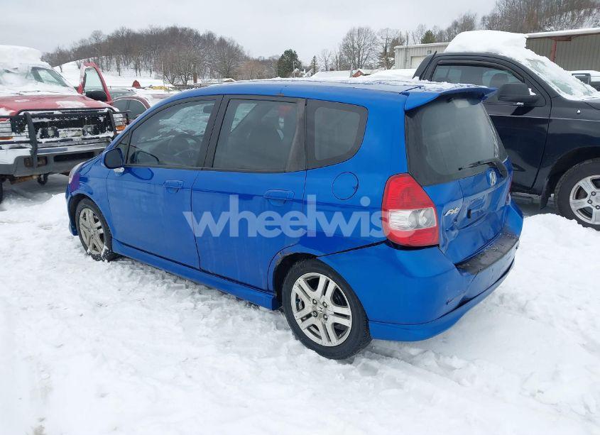 Photo 3 of 2007 Honda Fit (VIN JHMGD37687S023604)