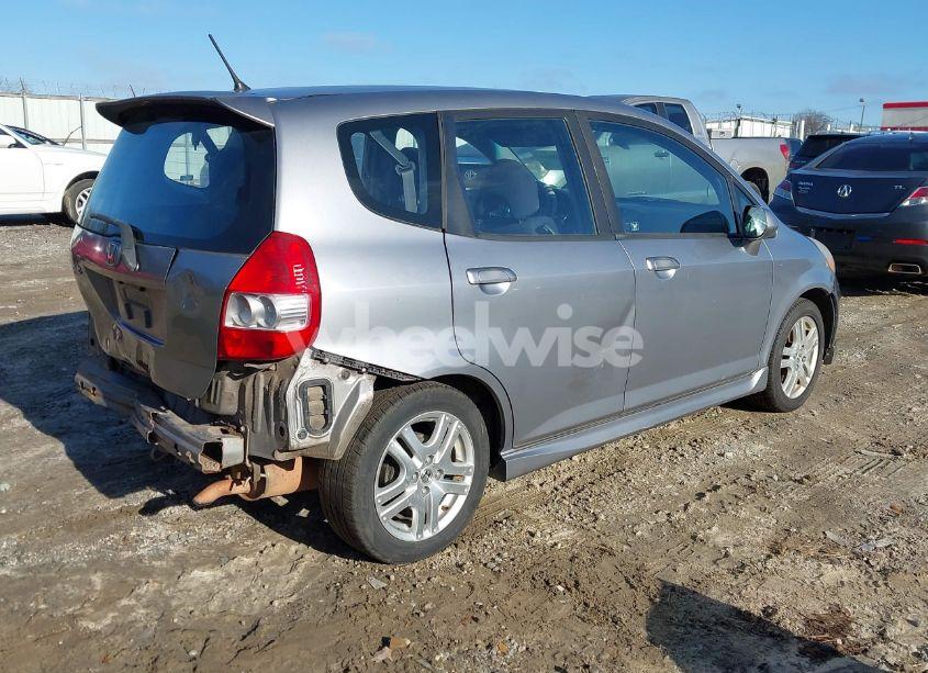 Photo 4 of 2008 Honda Fit SPORT (VIN JHMGD37688S009610)