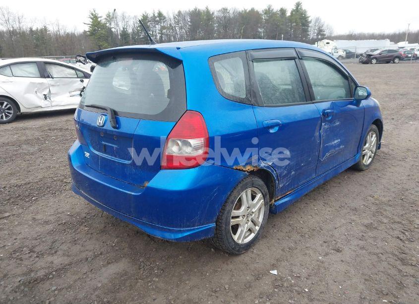 Photo 4 of 2008 Honda Fit SPORT (VIN JHMGD37688S010577)