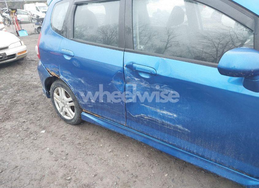 Photo 6 of 2008 Honda Fit SPORT (VIN JHMGD37688S010577)