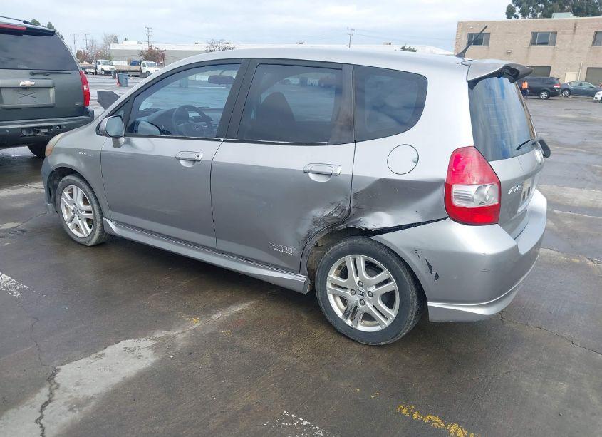 Photo 3 of 2007 Honda Fit SPORT (VIN JHMGD37697S042162)