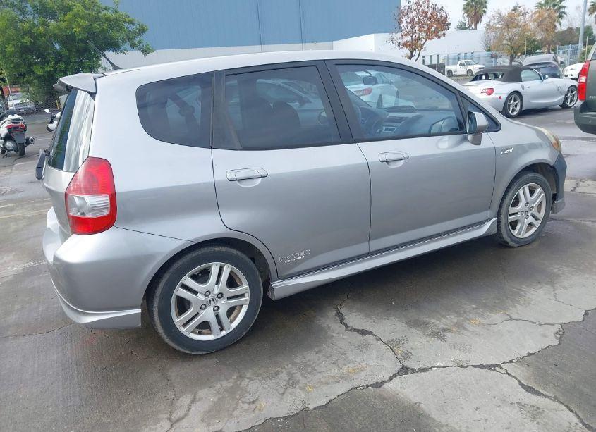 Photo 4 of 2007 Honda Fit SPORT (VIN JHMGD37697S042162)