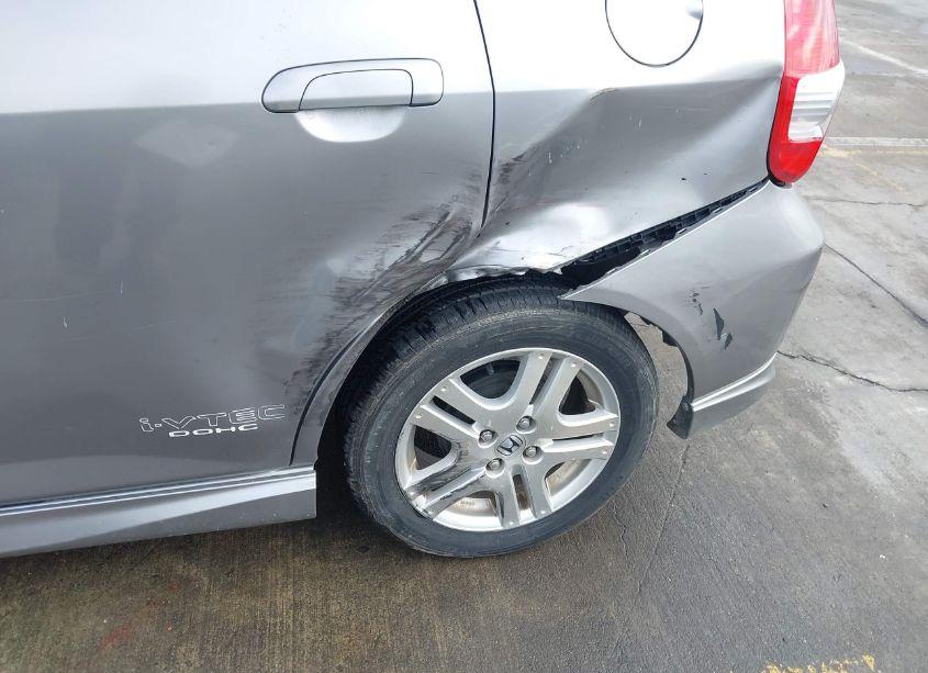 Photo 6 of 2007 Honda Fit SPORT (VIN JHMGD37697S042162)