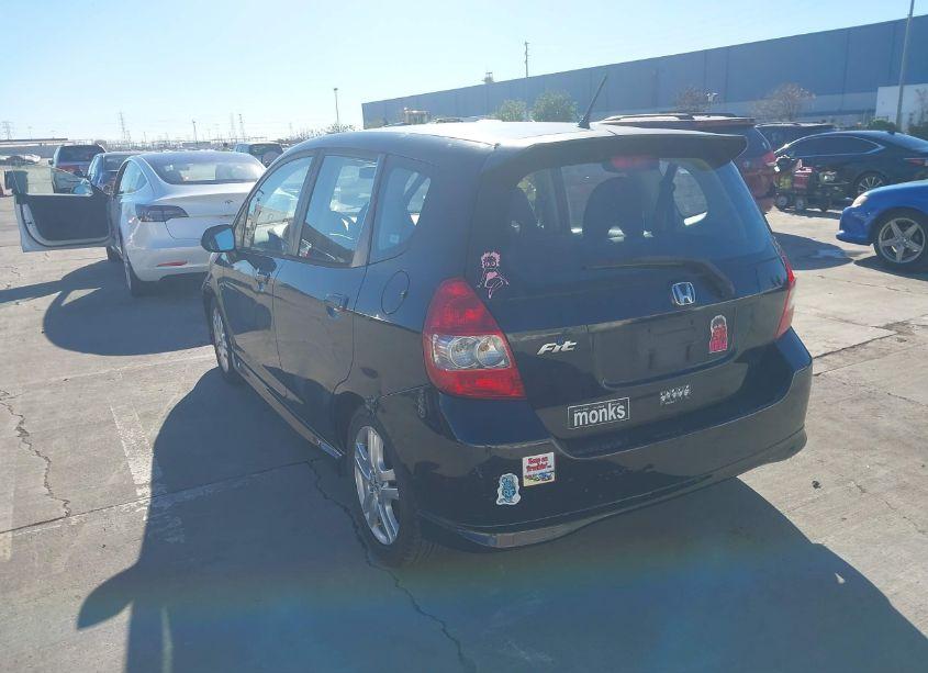 Photo 3 of 2007 Honda Fit SPORT (VIN JHMGD37697S046406)