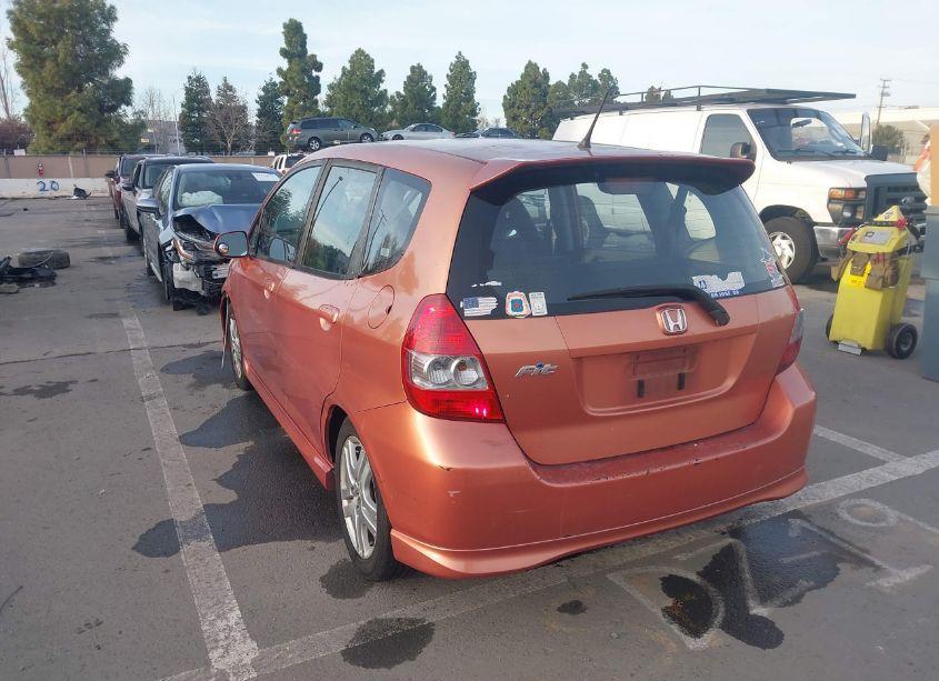 Photo 3 of 2007 Honda Fit SPORT (VIN JHMGD37697S060225)