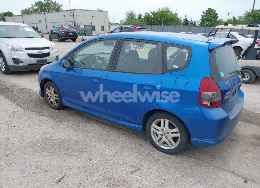 Photo 3 of 2008 Honda Fit SPORT (VIN JHMGD37698S033706)
