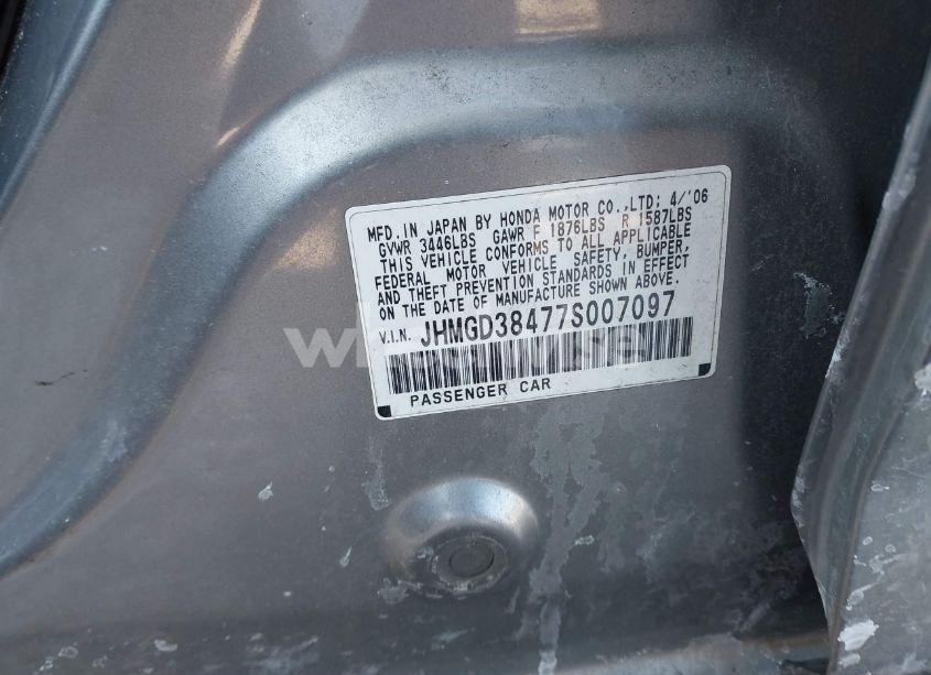Photo 9 of 2007 Honda Fit (VIN JHMGD38477S007097)