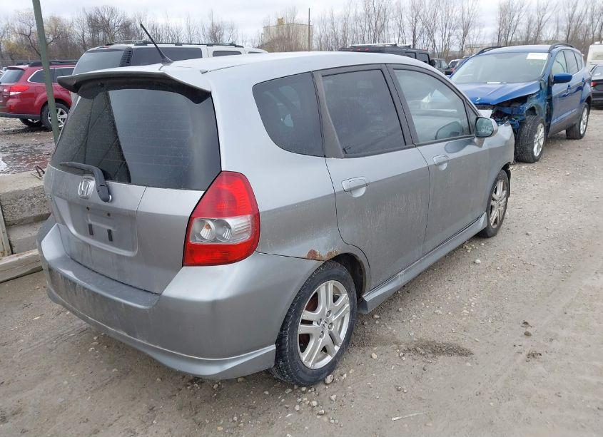 Photo 4 of 2007 Honda Fit SPORT (VIN JHMGD38607S029766)