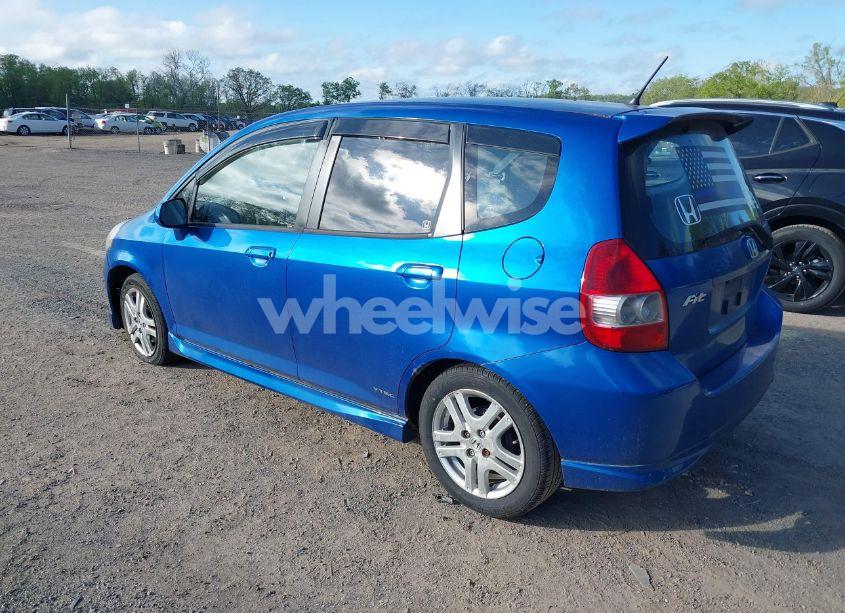 Photo 3 of 2007 Honda Fit SPORT (VIN JHMGD38607S033185)