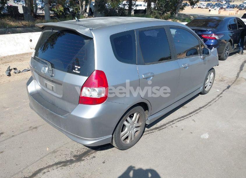 Photo 4 of 2007 Honda Fit SPORT (VIN JHMGD38607S047328)