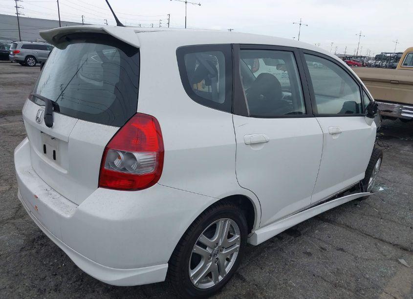 Photo 4 of 2007 Honda Fit SPORT (VIN JHMGD38607S049726)