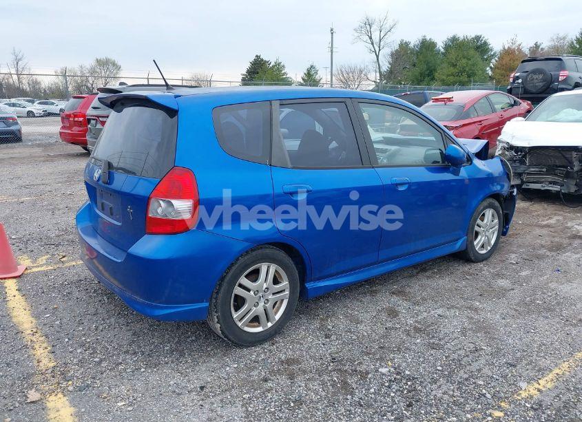 Photo 4 of 2007 Honda Fit SPORT (VIN JHMGD38607S064002)