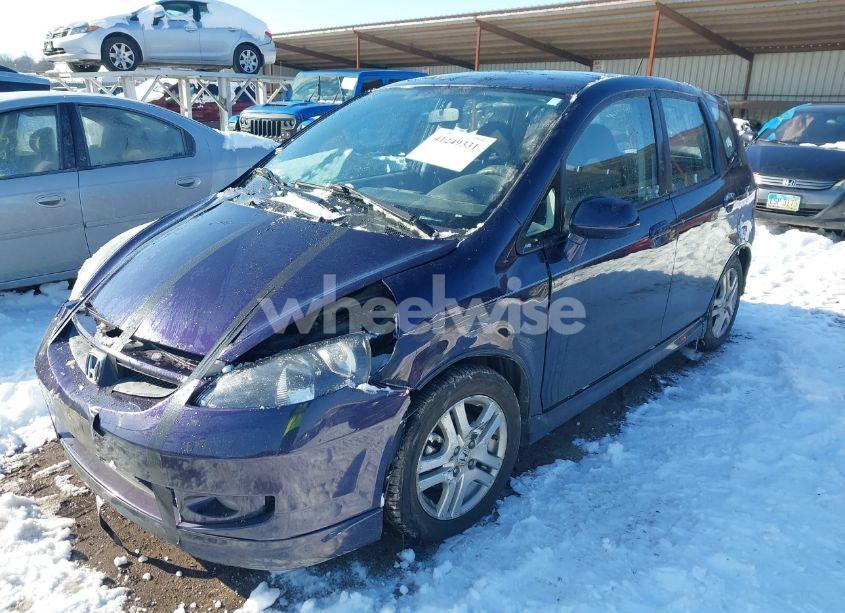 Photo 2 of 2008 Honda Fit SPORT (VIN JHMGD38608S022950)
