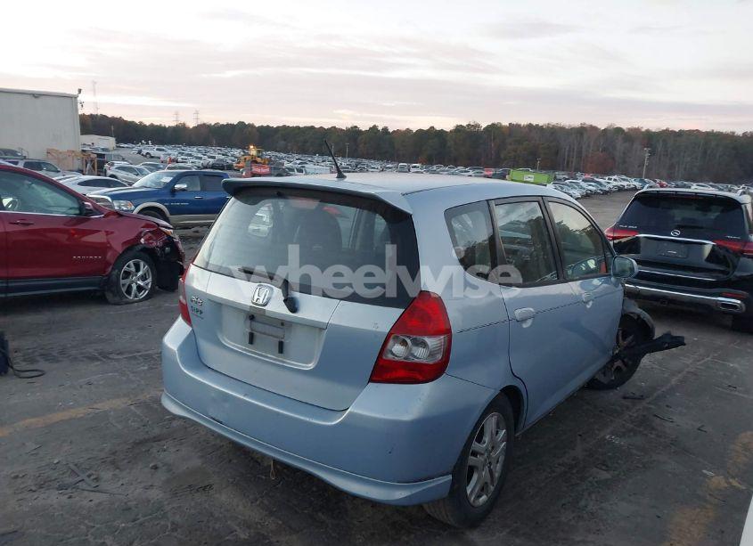 Photo 4 of 2008 Honda Fit SPORT (VIN JHMGD38608S049419)