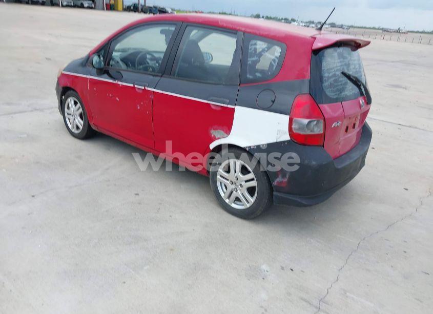 Photo 3 of 2007 Honda Fit SPORT (VIN JHMGD38617S012202)