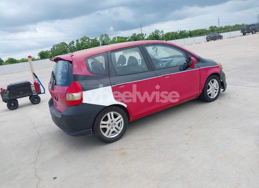 Photo 4 of 2007 Honda Fit SPORT (VIN JHMGD38617S012202)