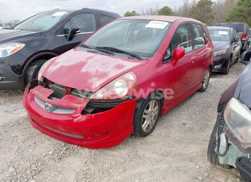 Photo 2 of 2007 Honda Fit SPORT (VIN JHMGD38617S020929)