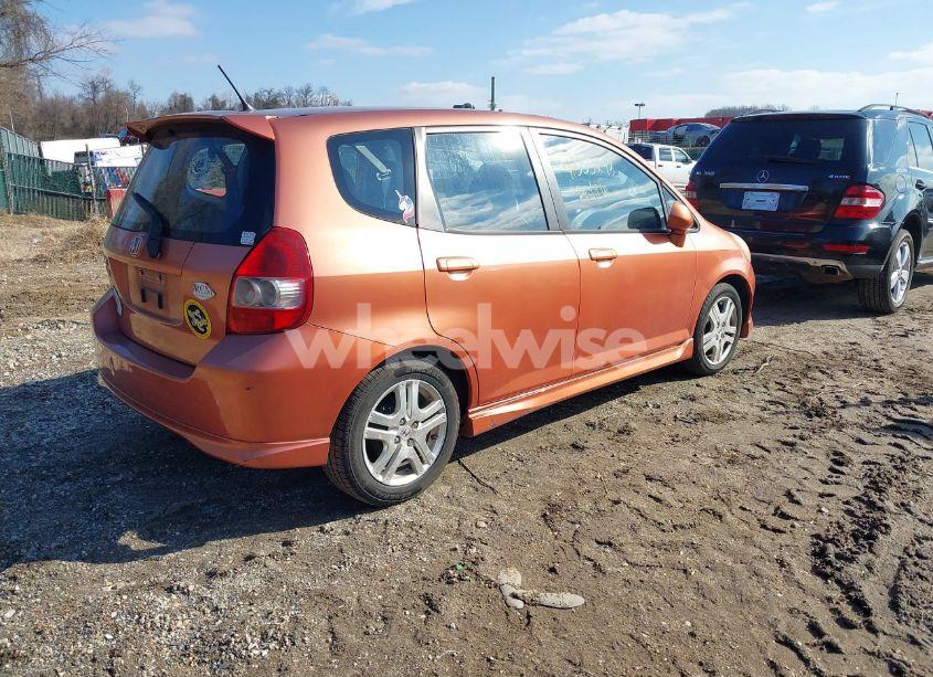 Photo 4 of 2007 Honda Fit SPORT (VIN JHMGD38617S027119)