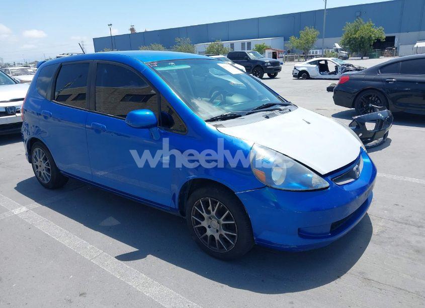 2007 Honda Fit SPORT (VIN JHMGD38617S036287) main photo