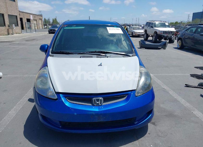 Photo 12 of 2007 Honda Fit SPORT (VIN JHMGD38617S036287)