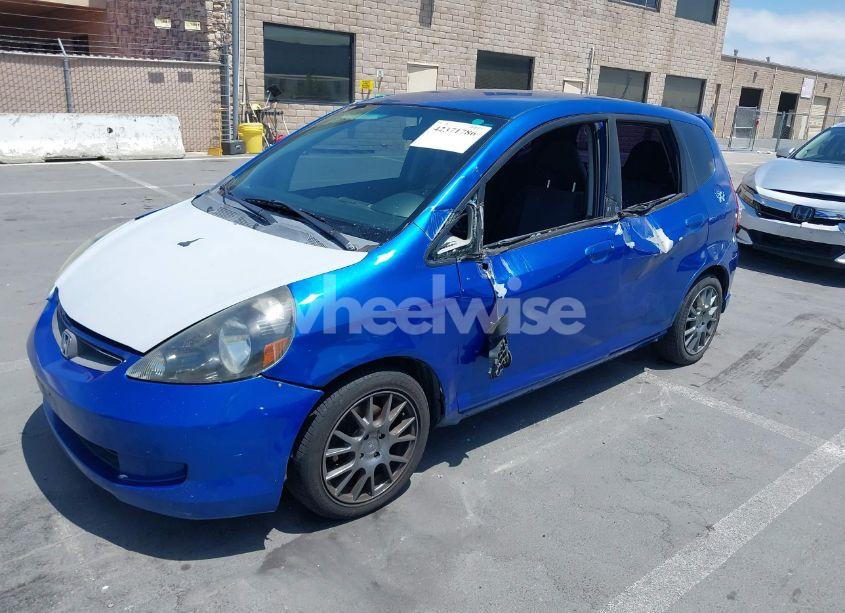 Photo 2 of 2007 Honda Fit SPORT (VIN JHMGD38617S036287)