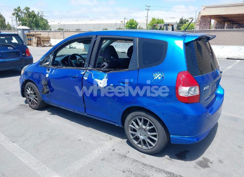 Photo 3 of 2007 Honda Fit SPORT (VIN JHMGD38617S036287)