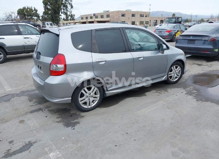 Photo 4 of 2007 Honda Fit SPORT (VIN JHMGD38617S037598)