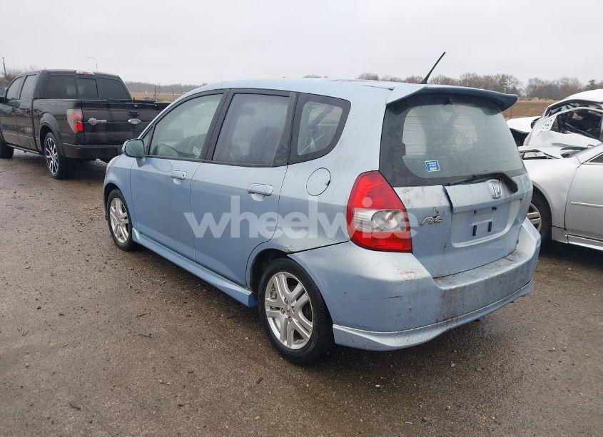 Photo 3 of 2008 Honda Fit SPORT (VIN JHMGD38618S003436)