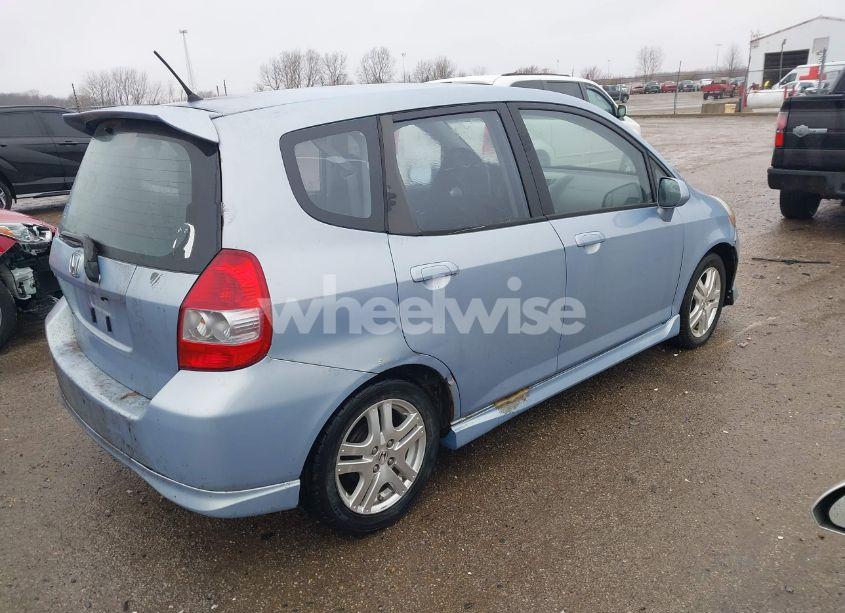 Photo 4 of 2008 Honda Fit SPORT (VIN JHMGD38618S003436)