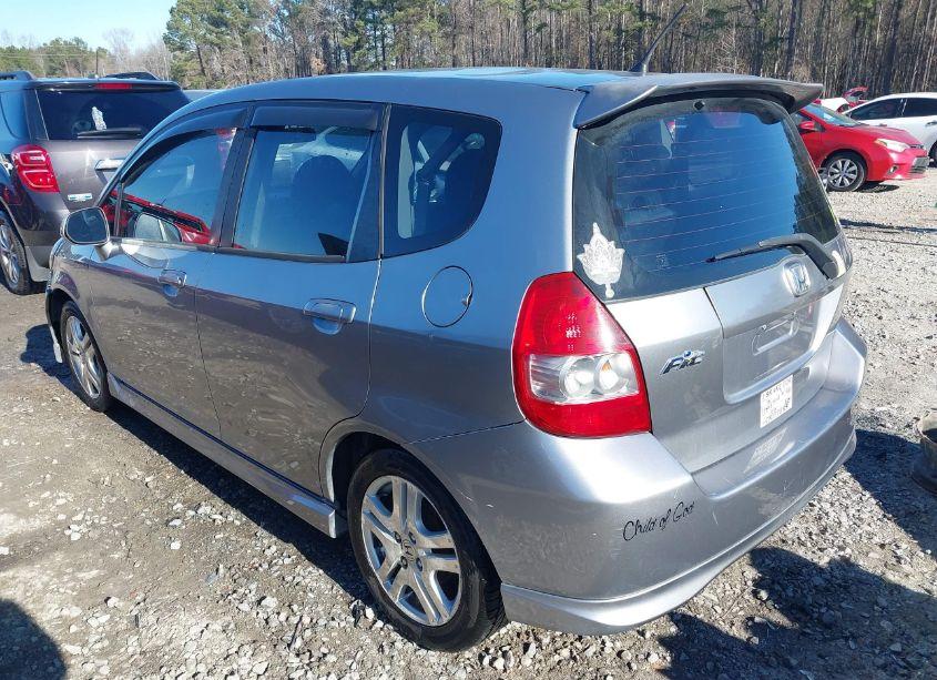 Photo 3 of 2008 Honda Fit SPORT (VIN JHMGD38618S006238)