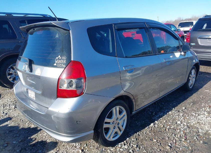 Photo 4 of 2008 Honda Fit SPORT (VIN JHMGD38618S006238)