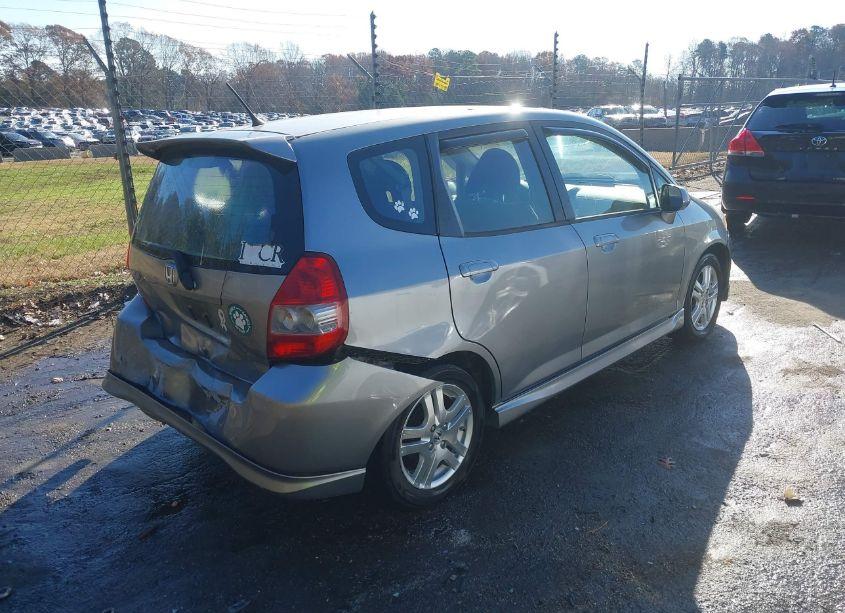 Photo 4 of 2008 Honda Fit SPORT (VIN JHMGD38618S019944)