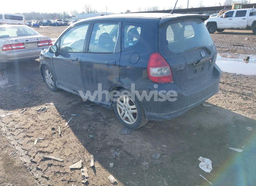Photo 3 of 2007 Honda Fit SPORT (VIN JHMGD38627S004707)