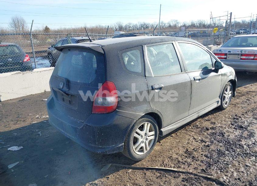 Photo 4 of 2007 Honda Fit SPORT (VIN JHMGD38627S004707)