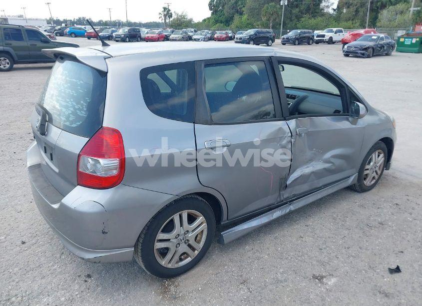 Photo 4 of 2007 Honda Fit SPORT (VIN JHMGD38627S013312)